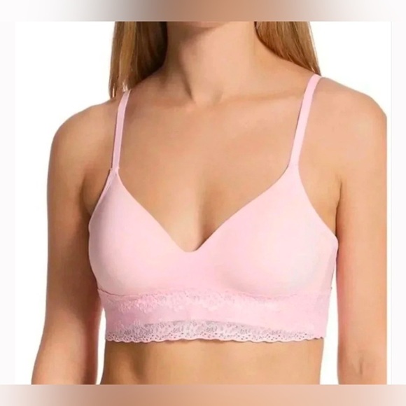 NATORI BLESS PERFECTION CONTOUR SOFT CUP BRA PEONY BRA PINK 34DD - Picture 1 of 6